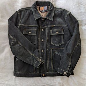 Diesel suede leather jacket